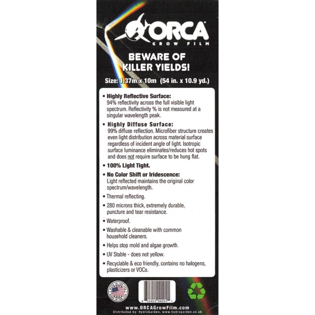 Отразително Фолио ORCA 1.37 m x 10 m