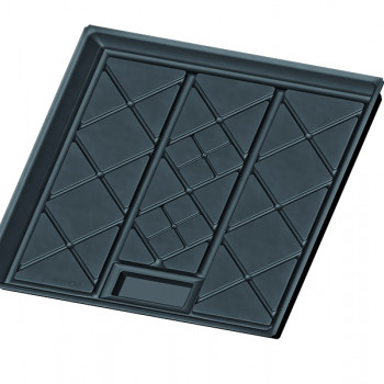 growTABLE square 0.8 – 78 x 78 x 9 + 4 cm