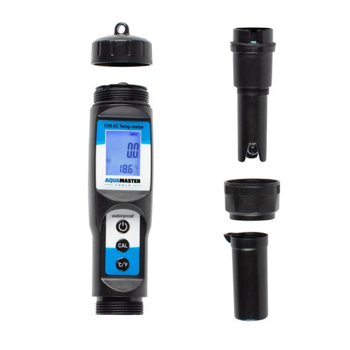 Aqua Master Tools EC Temp meter E50 Pro