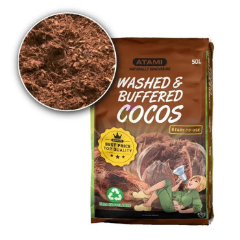 Кокос Atami Washed & Buffered Cocos 50L