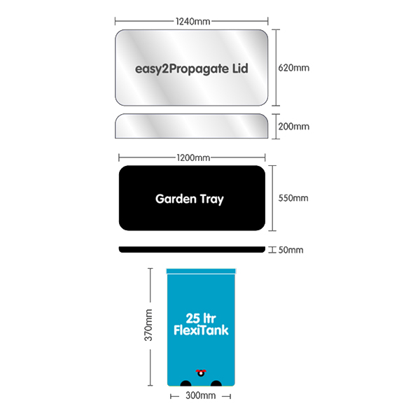Пропагатор AutoPot easy2Propagate Complete Kit, 25L Резервоар