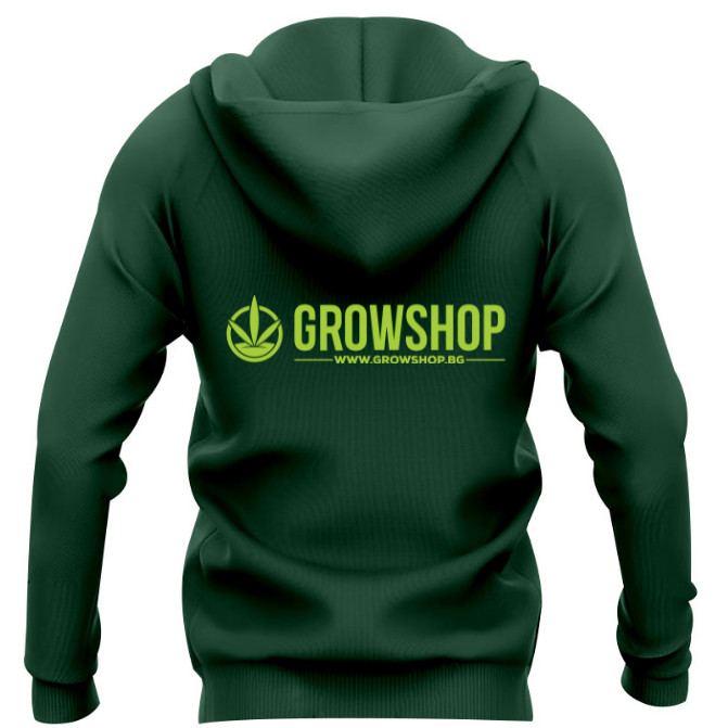 Суитшърт с качулка маслено сиво