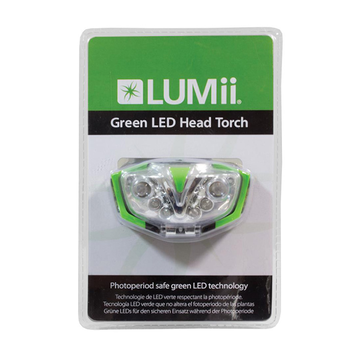 Челник със зелена светлина LUMii Green Head Torch