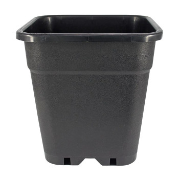 Черна Квадратна Саксия 18L