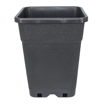 Черна Квадратна Саксия 6.5L