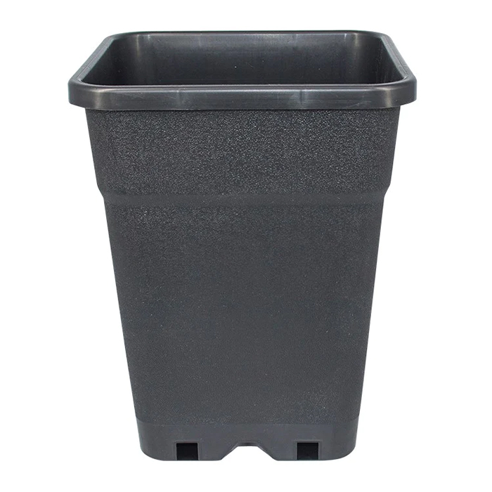 Черна Квадратна Саксия 6.5L