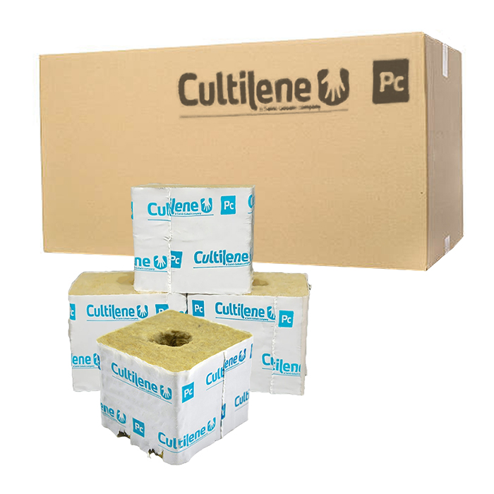 Cultilene 7,5x7,5x6,5cm, Ø28/35mm kубчета за покълване от каменна вата (480 бр./Кутия)