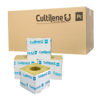 Cultilene 7,5x7,5x6,5cm, Ø38/35mm kубчета за покълване от каменна вата (480 бр./Кутия)