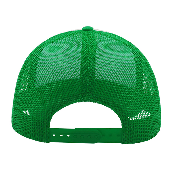 Шапка с извита козирка и лого RAPPER - Зелена