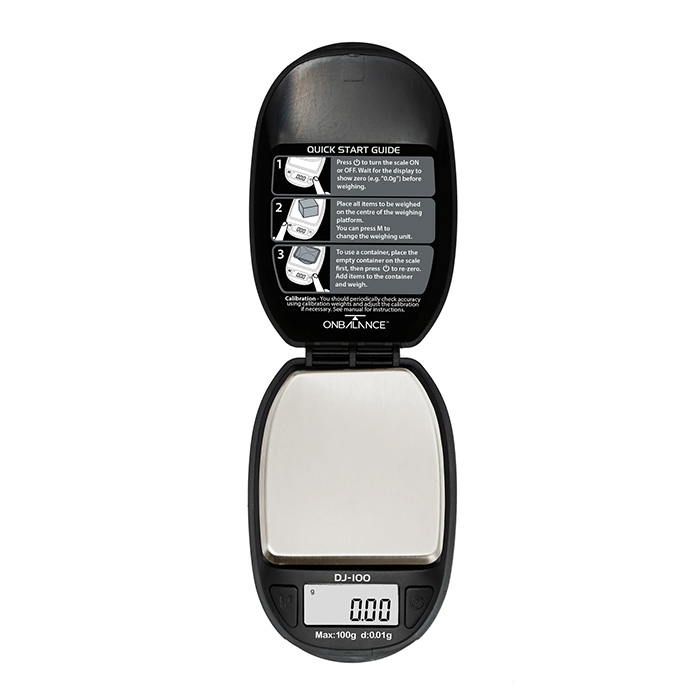 Везна DJ-100-BK ON BALANCE JEWEL - BLACK 100g x 0.01g