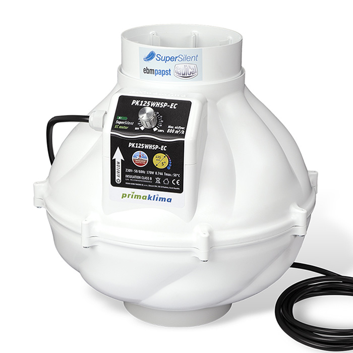 EC Вентилатор PK125WHSP-EC Ø125mm 800m3/h