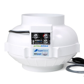 EC Вентилатор PK200EC-TC с контролер на темп. Ø200mm 1350m3/h