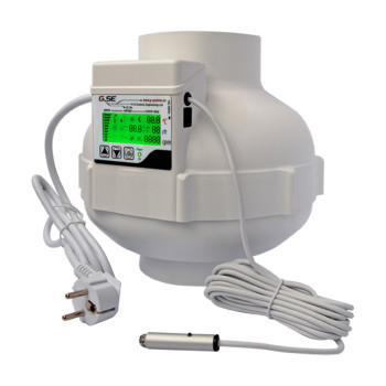 EC Вентилатор с вграден LCD контролер 125mm/800m3/h