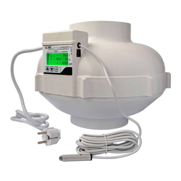 EC Вентилатор с вграден LCD контролер 160mm/1180m3/h