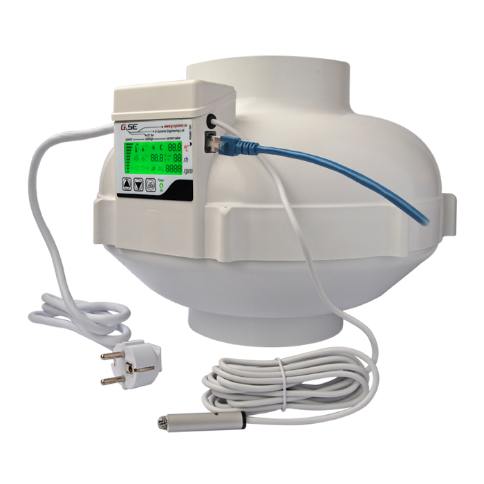 EC Вентилатор с вграден LCD контролер 160mm/1180m3/h