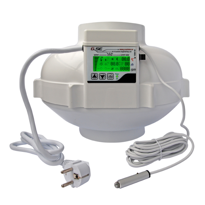 EC Вентилатор с вграден LCD контролер 160mm/1180m3/h