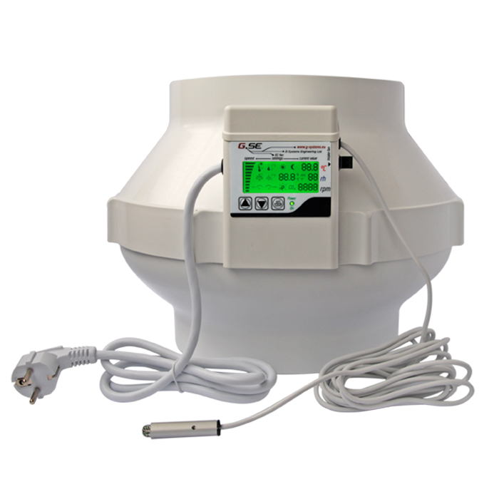 EC Вентилатор с вграден LCD контролер 250mm/1450m3/h