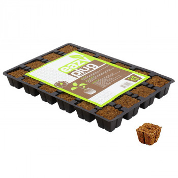 Eazy Plug 24 бр. Кубчета за покълване  от торф, Тарелка