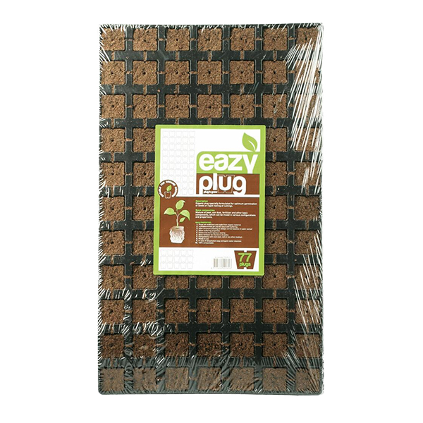 Eazy Plug 77 бр. Кубчета за покълване  от торф, Тарелка