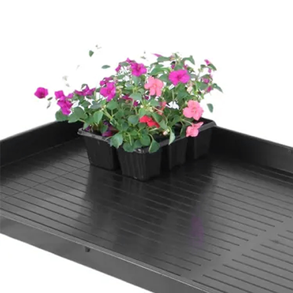 Тава за саксии Garden Tray, черна, квадратна 80x80x12cm