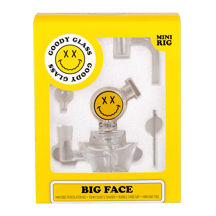Бонг Goody Glass Big Face Mini Dab Rig