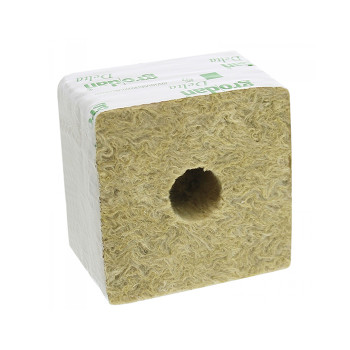 Grodan 10x10x6,5cm, Ø27/35mm кубчета за покълване от каменна вата (216 бр./Кутия)