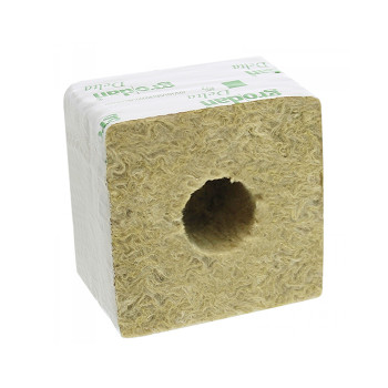 Grodan 10x10x6,5cm, Ø40/35mm кубчета за покълване от каменна вата (216 бр./Кутия)