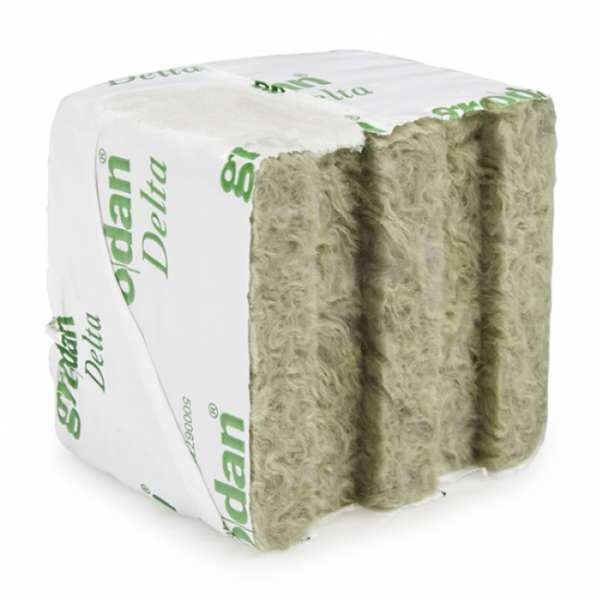 Grodan 7,5x7,5x6,5cm, Ø27/35mm кубчета за покълване от каменна вата (384 бр./Кутия)