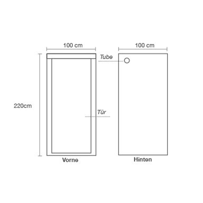 Гроубокс HOMEbox Ambient Q100+ 100x100x220cm