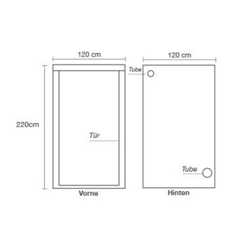 Гроубокс HOMEbox Ambient Q120+ 120x120x220cm