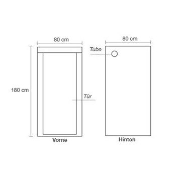 Гроубокс HOMEbox Ambient Q80+ 80x80x180cm