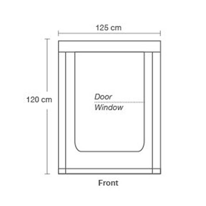 Гроубокс HOMEbox Vista Medium 125x65x120cm