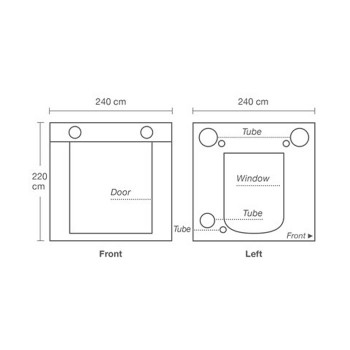 Гроубокс HOMEbox Ambient Q240+ 240x240x220cm