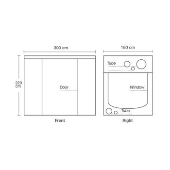 HOMEbox Ambient R300+ 300x150x220cm