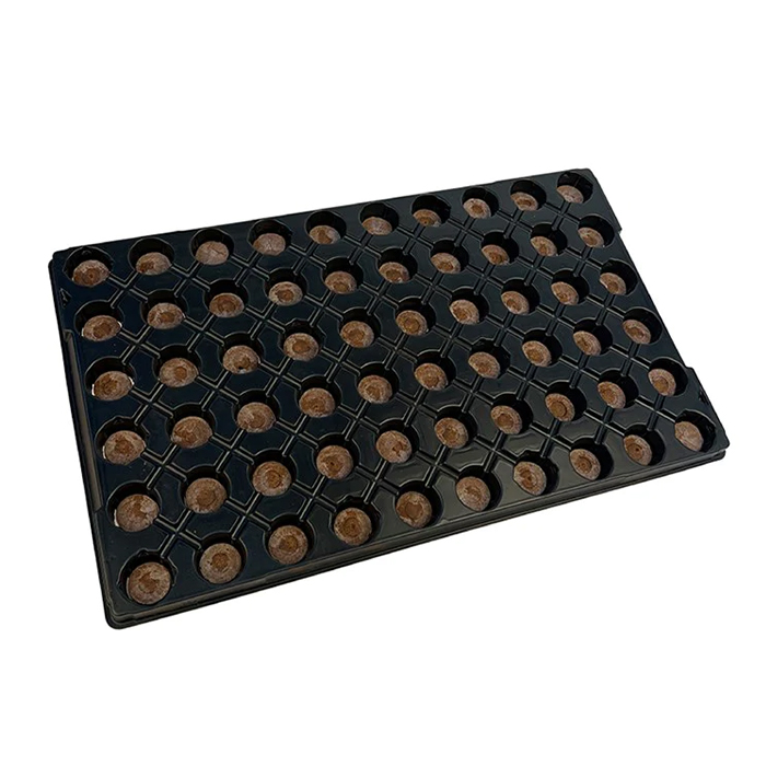 Jiffy 60 клетъчна тарелка за пелети Ø33mm