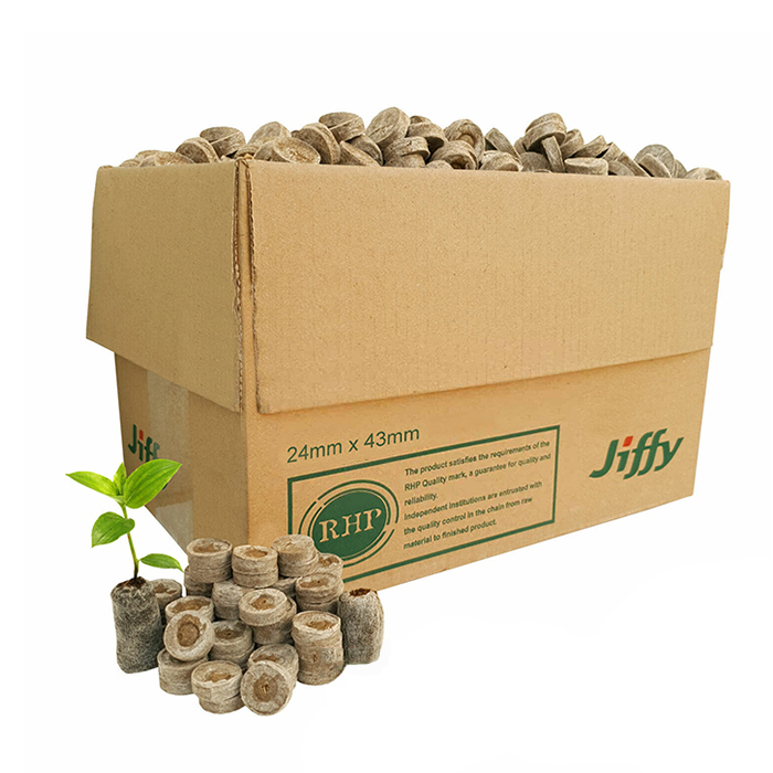 Jiffy 7 Пелети за покълване от торф, 24mm (2000 бр./Кутия)