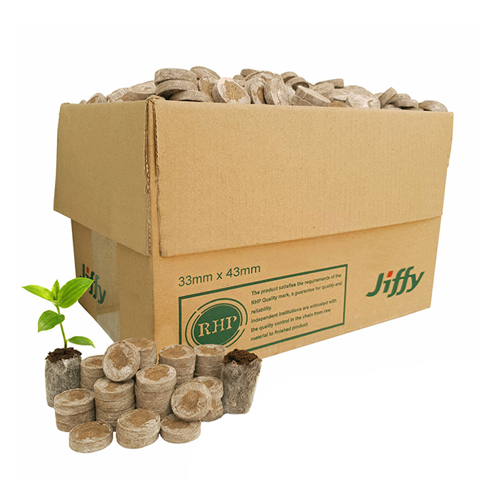 Jiffy 7 Пелети за покълване от торф, 33mm (2000 бр./Кутия)