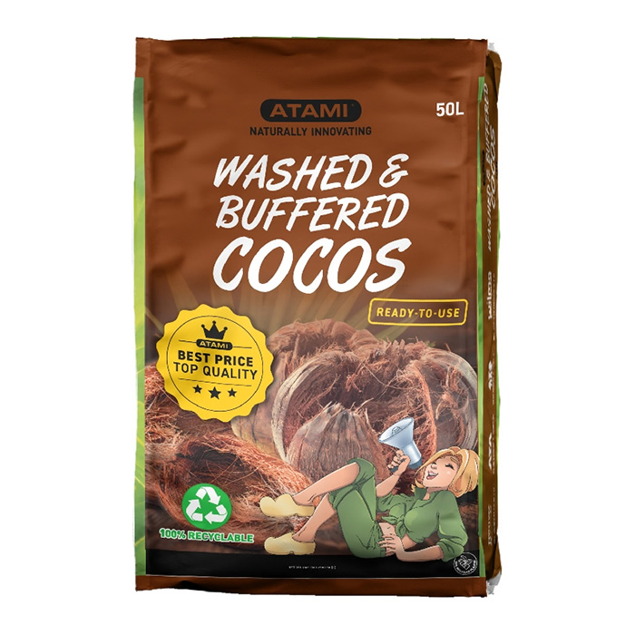 Кокос Atami Washed & Buffered Cocos 50L