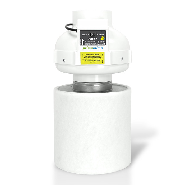 Ventilation Kit PK-Kombo-125-2S 2-speed Ø125mm 400m3/h