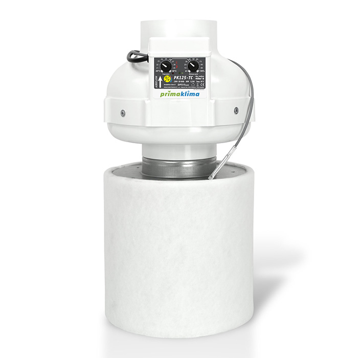 Комплект за вентилация PK-Kombo-125-TC с контролер на темп. Ø125mm 400m3/h