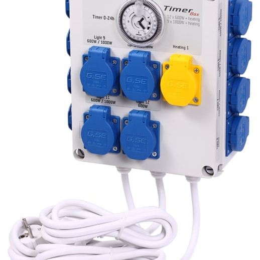 Контролно табло Timer Box II 12x600W + отопление