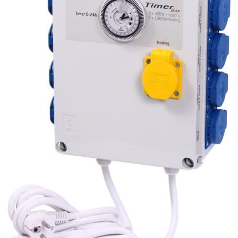 Контролно табло Timer Box II 8x600W + отопление