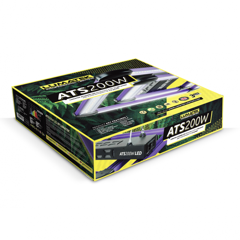 LED Лампа за растеж и цъфтеж LUMATEK ATS 200W