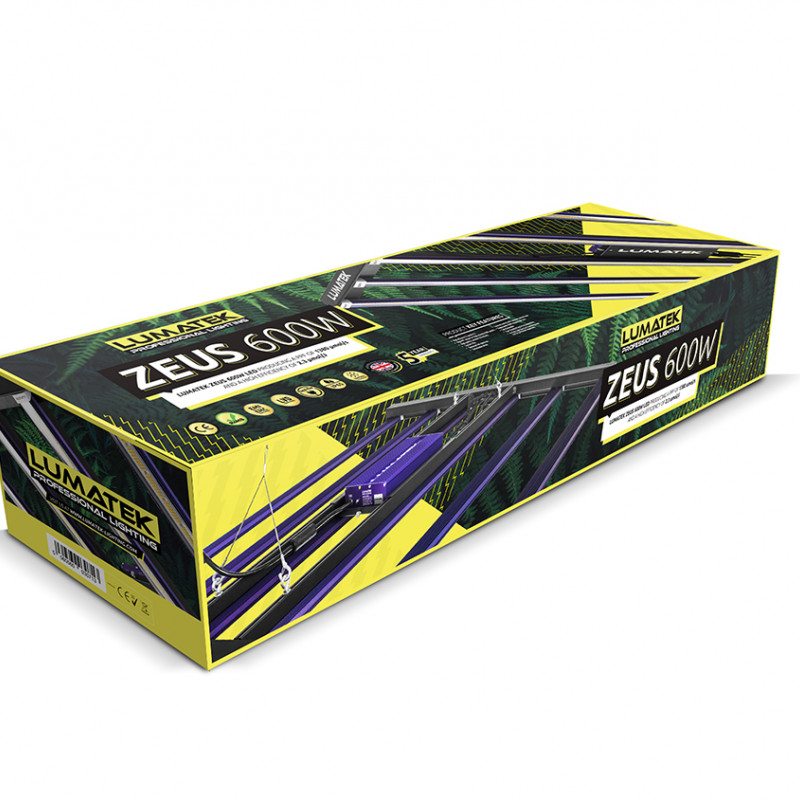 LED Лампа за растеж и цъфтеж LUMATEK Zeus 600W 2.6