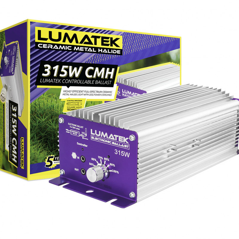 Комплект Електронен Баласт LUMATEK CMH Controllable 315W (Фасунга E40) + Крушка Lumatek 315W CMH 4200K 