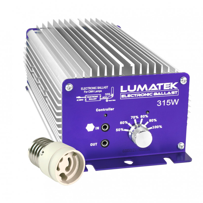 Комплект Електронен Баласт LUMATEK CMH Controllable 315W (Фасунга E40) + Крушка Lumatek 315W CMH 4200K 