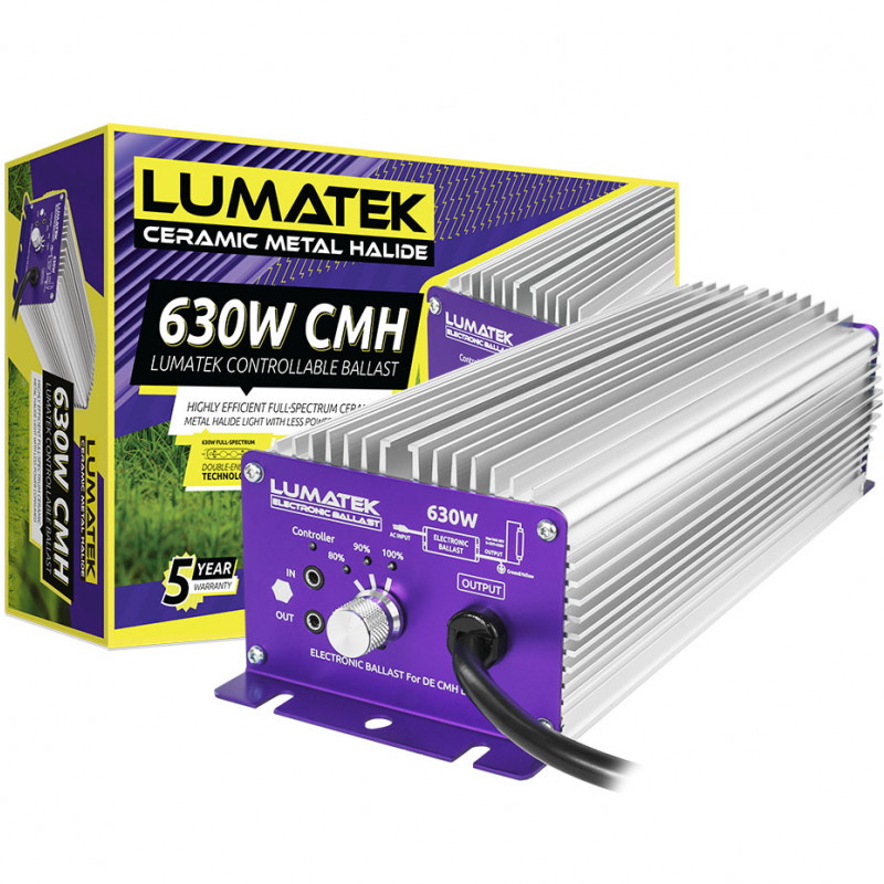 Комплект Електронен Баласт LUMATEK CMH Controllable 630W (Фасунга E40) + Крушка Lumatek 630W CMH 4200K	