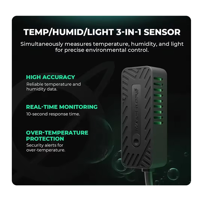 Контролен панел Mars Hydro Controller 43 със Temp., Humidity, Light 3-in-1, PAR, CO2 Сензор