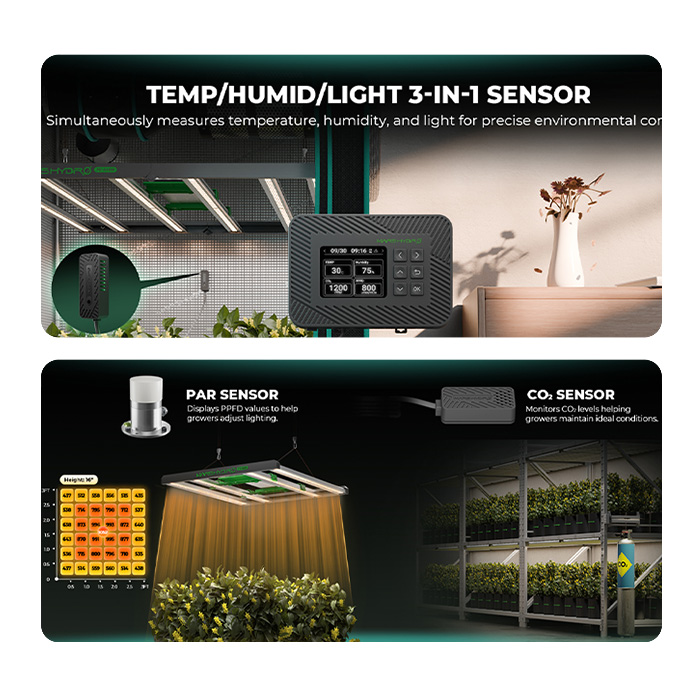 Контролен панел Mars Hydro Controller 43 със Temp., Humidity, Light 3-in-1, PAR, CO2 Сензор
