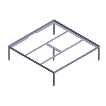 Метална стойка за тава 150x150cm